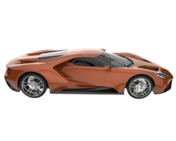 voiture de sport isolée sur fond transparent. rendu 3d - illustration png