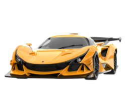 Sport car isolated on transparent background. 3d rendering - illustration png