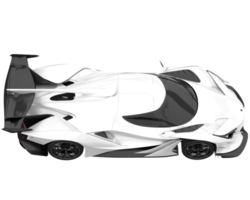 Sport car isolated on transparent background. 3d rendering - illustration png