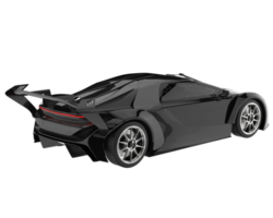 voiture de sport isolée sur fond transparent. rendu 3d - illustration png