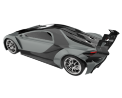 voiture de sport isolée sur fond transparent. rendu 3d - illustration png