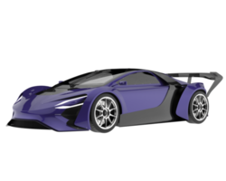 Sport car isolated on transparent background. 3d rendering - illustration png