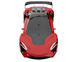 Sport car isolated on transparent background. 3d rendering - illustration png