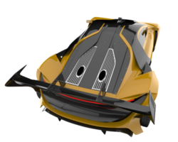 Sport car isolated on transparent background. 3d rendering - illustration png