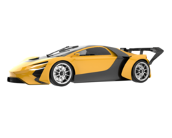 Sport car isolated on transparent background. 3d rendering - illustration png