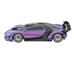 Sport car isolated on transparent background. 3d rendering - illustration png