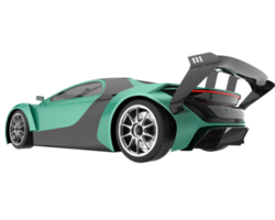 Sport car isolated on transparent background. 3d rendering - illustration png