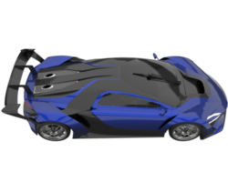Sport car isolated on transparent background. 3d rendering - illustration png