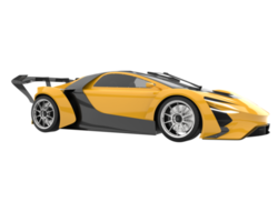 Sport car isolated on transparent background. 3d rendering - illustration png