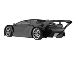 Sport car isolated on transparent background. 3d rendering - illustration png