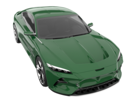 carro esporte isolado em fundo transparente. renderização 3D - ilustração png