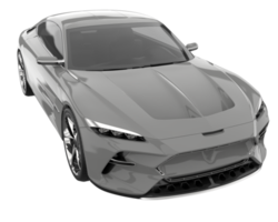 Sport car isolated on transparent background. 3d rendering - illustration png