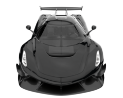 Sport car isolated on transparent background. 3d rendering - illustration png