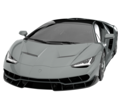 Sport car isolated on transparent background. 3d rendering - illustration png