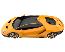 Sport car isolated on transparent background. 3d rendering - illustration png