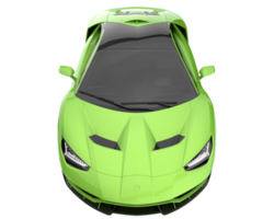 Sport car isolated on transparent background. 3d rendering - illustration png