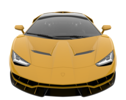 voiture de sport isolée sur fond transparent. rendu 3d - illustration png