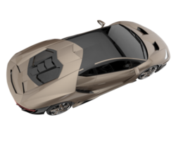 Sport car isolated on transparent background. 3d rendering - illustration png