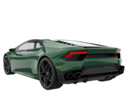 Sport car isolated on transparent background. 3d rendering - illustration png