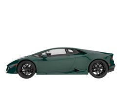 voiture de sport isolée sur fond transparent. rendu 3d - illustration png