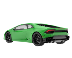 Sport car isolated on transparent background. 3d rendering - illustration png