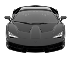 voiture de sport isolée sur fond transparent. rendu 3d - illustration png