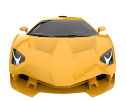 Sport car isolated on transparent background. 3d rendering - illustration png