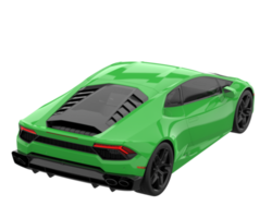 Sport car isolated on transparent background. 3d rendering - illustration png