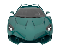 Sport car isolated on transparent background. 3d rendering - illustration png