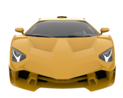 voiture de sport isolée sur fond transparent. rendu 3d - illustration png