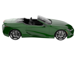 voiture de sport isolée sur fond transparent. rendu 3d - illustration png