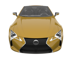 Sport car isolated on transparent background. 3d rendering - illustration png