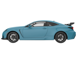 sport auto geïsoleerd Aan transparant achtergrond. 3d renderen - illustratie png