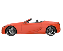 carro esporte isolado em fundo transparente. renderização 3D - ilustração png