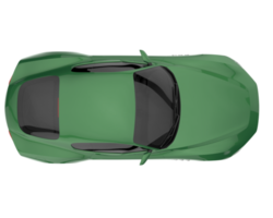 Sport car isolated on transparent background. 3d rendering - illustration png