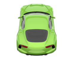 Sport car isolated on transparent background. 3d rendering - illustration png