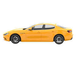 Sport car isolated on transparent background. 3d rendering - illustration png