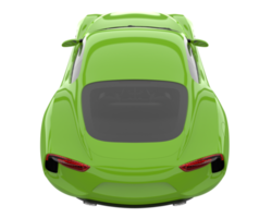 Sport car isolated on transparent background. 3d rendering - illustration png