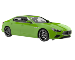 Sport car isolated on transparent background. 3d rendering - illustration png