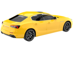 Sport car isolated on transparent background. 3d rendering - illustration png