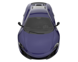 Sport car isolated on transparent background. 3d rendering - illustration png