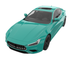 Sport car isolated on transparent background. 3d rendering - illustration png