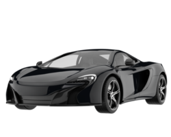 Sport car isolated on transparent background. 3d rendering - illustration png