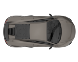 voiture de sport isolée sur fond transparent. rendu 3d - illustration png