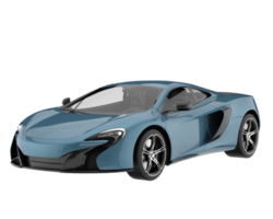 carro esporte isolado em fundo transparente. renderização 3D - ilustração png