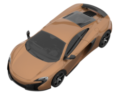 Sport car isolated on transparent background. 3d rendering - illustration png