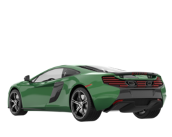 Sport car isolated on transparent background. 3d rendering - illustration png