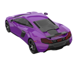 Sport car isolated on transparent background. 3d rendering - illustration png