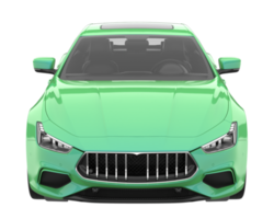 Sport car isolated on transparent background. 3d rendering - illustration png