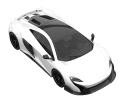 Sport car isolated on transparent background. 3d rendering - illustration png